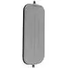 7&quot; x 16&quot; White Aluminum Mirror Head, 5/16&quot; studs - universal