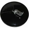 8-1/2" Center Mount Convex Mirror, Black