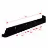8'-2" Boss V & XT V-plow Steel Cutting Edge Blade with Mounting Hardware Kit