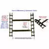 8' Hopper spreader conveyor chain that fits Fisher RC 123 links - 9177 1451110