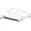 8' Hopper spreader conveyor chain that fits Fisher RC 123 links - 9177 1451110