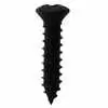 #8 x 1-1/4&quot; Phillips Oval Head Tapping Screw with #6 Head - Black Oxide