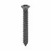 #8 X 1/2&quot; Phillips Oval Head Tapping Screw with #6 Head - Black Oxide