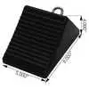 8" x 5" Rubber Wheel Chock with Eye Bolt