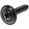 #8 X 5/8" Phillips Oval #6 Head - A / AB Tapping SEMS - Black Phosphate