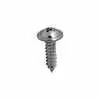 #8 X 5/8" Phillips round Washer Head Tap Screw - Chrome - 100 Pieces