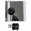 8" x 8" Square Convex Mirror Head Assembly - Chrome - Fits International DuraStar and WorkStar