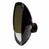 8 x 8.5" Black Heated Universal Convex Mirror Head
