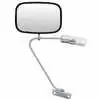 80-84 Ford F100 Pickup Truck Flat Glass Mirror Assembly with 5" x 8" - Left Side