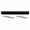 8' x 6" x 1/2" Steel Cutting Edge Top Punch Blade Kit with Hardware - Fits Boss Super Duty STB03003 1304752