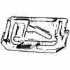 Rear Window Upper Clip Fits GM