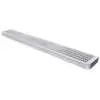 82" Wide x 12" Deep - Rear Steel Step Bumper with Grip Strut Surface - Powder Coated White
