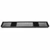 82&quot; Wide x 12&quot; Deep - Rear Steel Step Bumper with Grip Strut Surface - Powder Coated Black
