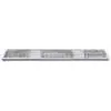 82" Wide x 12" Deep - Rear Steel Step Bumper with Grip Strut Surface - Powder Coated White
