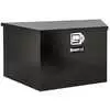 Black Steel Trailer Tongue Truck Box - 16" x 14.25" x 34/20.7"