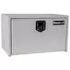 White Steel Underbody Truck Tool Box with Paddle Latch - 18" x 18" x 24"