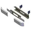 88" Spring Back Front Bumper Assembly with License Plate Mounts & Center Cutout - Fits Freightliner