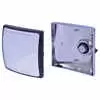 8&quot; x 8&quot; Square Convex Mirror Head Assembly - Chrome - Fits International DuraStar and WorkStar