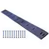 9' Rubber Cutting Edge Blade, with Hardware Kit - Fits Meyer HM-9, 08192