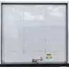 90"W x 82"H Universal Premium Mill Evolution Replacement White Rollup Door w/ 1" Rollers