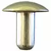 3/16" Brazier Head Solid Aluminum Rivet with 3/8" Shank
