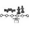 Exhaust Manifold Kit Includes Required Gaskets and Hardware - Fits International 4300/4400/4700/4800/7300/7400 1995-2002