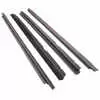 94-04 Ford Mustang Inner & Outer Felt Window Sweep Belt - 4 Piece Kit - Driver and Passenger Side