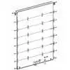 96"W x 100"H Universal Premium Mill Evolution Replacement White Rollup Door w/ 2" Rollers
