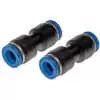 3/8" Nylon to Nylon Fuel Line Union, 2 pcs