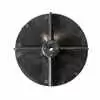9&quot; Universal Straight Fin Poly Spinner Disk - Fits 1/2&quot; Shaft - CW or CCW