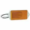 Amber Marker Lamp with Reflex Reflector Lens - 3-7/8"L x 1-5/8W"
