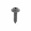 Phillips Flat Washer Head Tapping Screw - #10 X 3/4" - Black