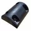 Rubber Dock Bumper with 4 Mounting Holes 8" x 6" x 3"