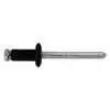 Black Anodized Door Handle Rivet, 25 Pieces