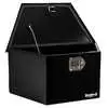 Black Steel Trailer Tongue Truck Box - 12" H x 13.25"D x 26/14"W