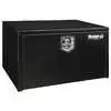 Black Steel Under Body Truck Tool Box with T-Latch - 18" x 18" x 30"