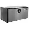 Black Steel Underbody Truck Tool Box with Stainless Steel Door - 18" x 18" x 48"