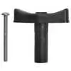 Black Vent Crank Handle with Screw