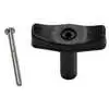 Black Vent Crank Handle with Screw