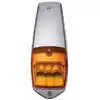 Chrome Cab Marker Amber Light