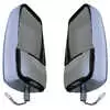 Chrome Deluxe Heated Remote &amp; Manul Mirror Head Kit. Left &amp; Right - Velvac