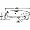 Clearance Marker Replacement Turtleback Lens - Fits GT-45462