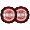 Combination 4" Round LED Stop/Turn/Tail, Backup, and Amber Strobe Light Kit