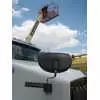 Cross View Mirror System with Tunnel Mount Mirror Head with Glass - Driver side - Left Side