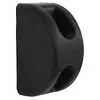 D-Shaped Molded Rubber Bumper, 3" x 3-1/2" x 6" inch tall
