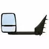 Deluxe Manual Mirror Assembly for 102" Body - Driver side - Black - Left Side Velvac 714519
