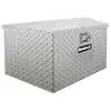Diamond Tread Aluminum Trailer Tongue Tool Box - 15" H x 14.5"D x 34/20.7"W