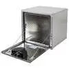 Diamond Tread Aluminum Under Body Truck Tool Box - 18" x 18" x 18"