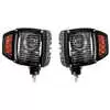 ELITEOPTO - Pair of Universal Heated LED Snowplow Headlights w/ Deutsch Connector