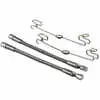 Four Hose Valve Stem Extensions with Heavy Duty Brackets